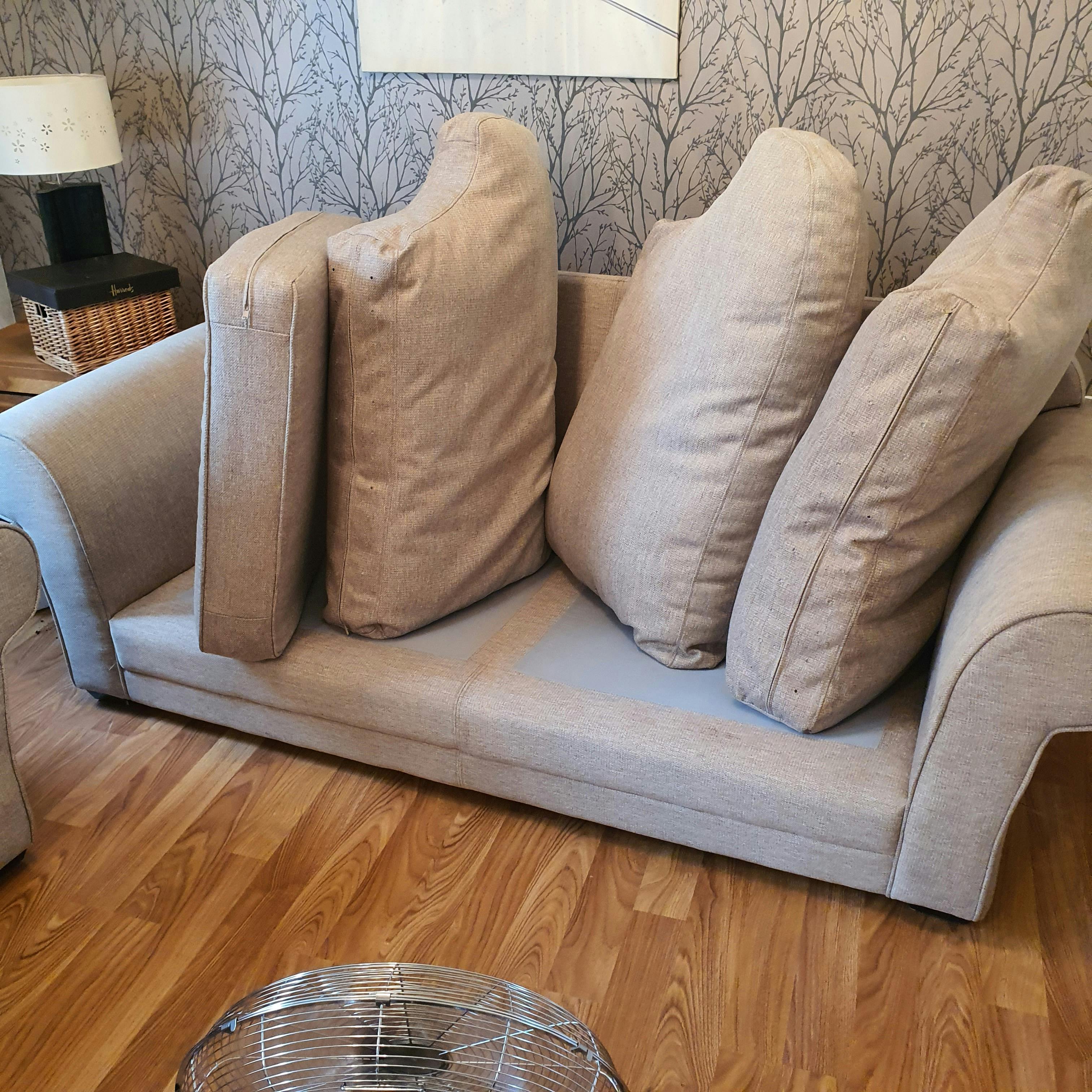 Revitalized and Elegant Sofa Post-Cleaning by Carpetech